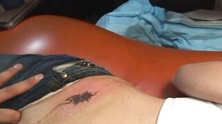 Tattoo Shop Orgy Night-Tits pierced-Pubes inked-MILFs fucked-Lesbos licked