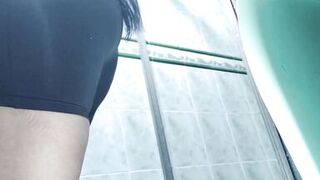 Amateur camera records stepmother (maid)