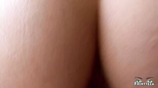 Step Son fingering his Step Mom while she reading a book, and then fuck and cum inside. - 14 image