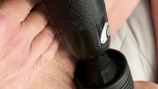 Wetwife tied up and teased 4 released to play with herself and cum