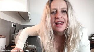 Hot fisting experience in the kitchen in private - 2 image