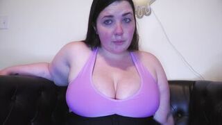 BBW mommy joi pov tit worship up close
