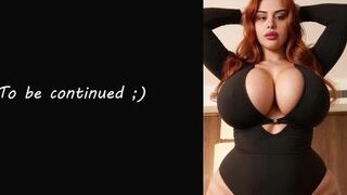 Caught jerking off while watching my Huge ass Hijab Stepmom.