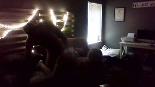 Cheating housewife invite boyfriend over when husband leaves for work and fucks him in her wedding vale