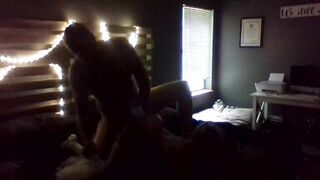 Cheating housewife invite boyfriend over when husband leaves for work and fucks him in her wedding vale