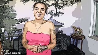 Pov in cartoon format with the naughty maid