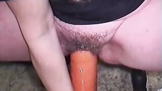 Milf plays teen with huge dick