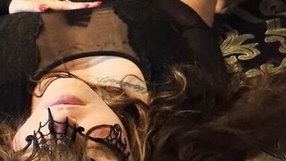 Wife enjoying herself while I'm at work