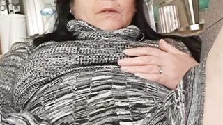mature milf masturbation under dress - 3 image
