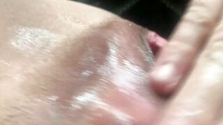 Sexy slut wife close up teased , fingered ,squirting fucked