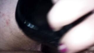 Orgasm with BBC Dildo