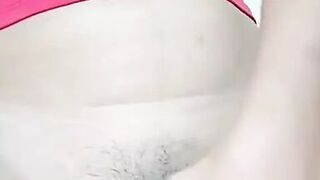 Cute Petite Asian Brunette Girl Masturbate - 1 image