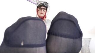 Cheese Foot Fucker, Fuck Your Cock Between My Foot Pussies and Cum! - 14 image