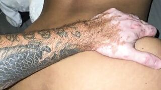 vered latina wife - close up cum shot on ass and pussy