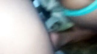 Giant ass brunette gets on all 4s and opens her ass making a prolapse