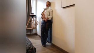 Beautiful Blonde Amateur Mature Wife Enjoys Sex Games