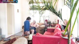 Stepmom helps her stepson feel better with sex - 10 image