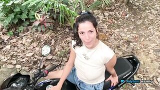 MY NEIGHBOR WANTS TO LEARN HOW TO RIDE A MOTORCYCLE AND I END UP HER TO TEACH HER