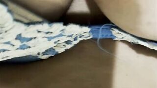 I'm a blonde married to a cuckold, I had sex with my student with the big dick and my husband recorded everything