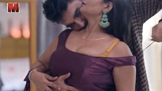 Indian beautiful stepmom had fucked by stepson with loud moaning in clear Hindi audio