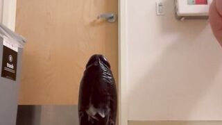 Double stuffing my ass for lunch