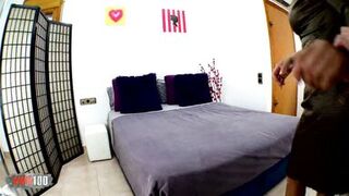 Family sex double penetration with step mom