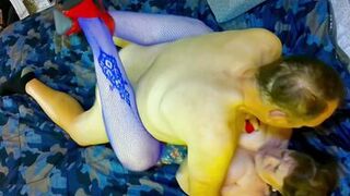 Granny del Flor's Double Cum Surrender