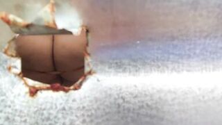 Caught through a closet hole on the beach