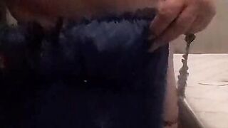 Mature stepmother trying on lingerie and sends the video to her stepson - 7 image