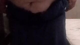 Mature stepmother trying on lingerie and sends the video to her stepson - 8 image