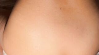 Wife fucking herself in the ass with the dildo