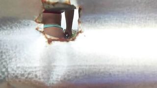 Caught through a closet hole outdoors - 6 image