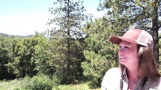 A Sexy Mature MILF Park Ranger Sucks And Fucks A Lost Hiker Till He Shoots his Load On Her Huge Tits.-Roxie the MILF Park Ranger