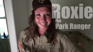 A Sexy Mature MILF Park Ranger Sucks And Fucks A Lost Hiker Till He Shoots his Load On Her Huge Tits.-Roxie the MILF Park Ranger