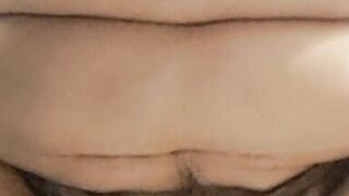 hot wife putting a dildo until she finishes