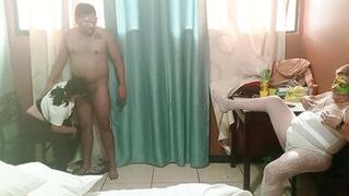 Old stepgranny Watch as her innocent stepgranddaughter sucks her stepson's cock