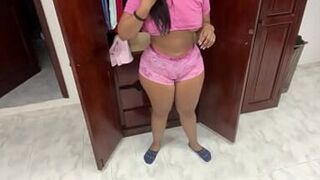 Camera records and catches the hot maid