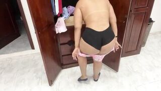 Camera records and catches the hot maid