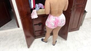 Camera records and catches the hot maid