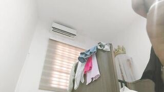 Catching my big ass stepmother changing clothes