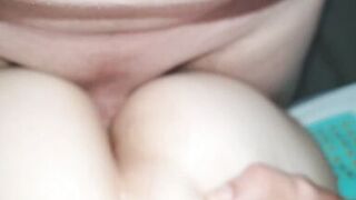 MILF gets pussy massage with a big cumshot