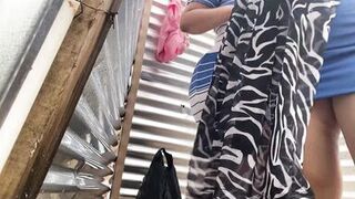 catching women on the beach changing table