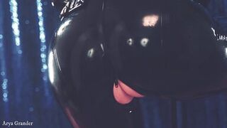 Latex MILF with natural big tits and huge ass Arya Grander - 10 image