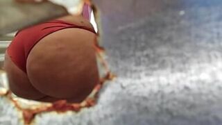 Caught and recorded in an outdoor dressing room - 1 image