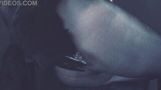 Big Ass MILF in PVC and Stockings Teasing. Arya Grander.