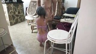 I'm horny when my cuckold husband is away.