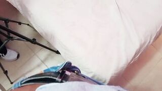 LATIN THREESOME WITH MY NEIGHBOR LIKES HOW HIS WIFE SUCKS ME WHILE HE FUCKS HER ASS