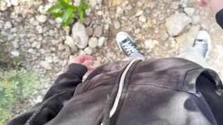 BLOWJOB - CUM IN MOUTH IN THE MOUNTAIN