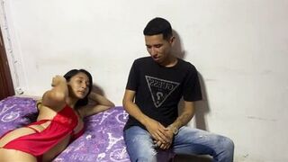 I FIND MY STEPMOTHER VERY HOT ON MY BED AND AFTER SEDUCING ME SHE RIDES MY DICK UNTIL IT IS WORN OUT - 2 image