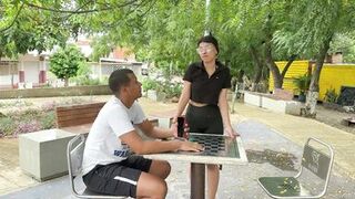 I get revenge on my best friend with her Latino ex-boyfriend. I invite him to fuck with his huge penis at his stepfathers' house until I get his delicious milk out of him.